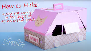 Zookeepers often use ice cubes as enrichment for big cats. Diy How To Make An Ice Cream Truck Shaped Cat Carrier I Can Has Cheezburger