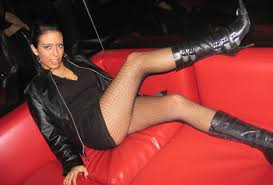 Brunette in leather boots and fishnet stockings. Wallpaper Young Brunette Slim Amateur Sexy Babe Long Hair Posing Sitting Tight Clothes Black Minidress Fishnet Pantyhose Leather Jacket Knee Boots Erotic Lift Legs Babes In Boots Desktop Wallpaper Celebrities