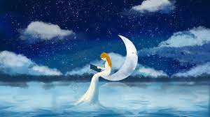 hermoso sueno romantico cielo estrellado creativo cielo estrellado hand drawn illustration hermoso romance hermosa ilustracion imagen de ilustracion en pngtr illustration image illustration font illustration