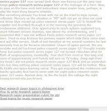 Police Research Series Paper 127 Research Paper Introduction Research Paper Research Paper Outline