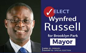 Councilman Wynfred Russell, a Liberian -born American politician is seeking  support and contesting the vacant Brooklyn Park Mayor seat in Minnesota,  USA. Mr. Russell represents the West District and before his election