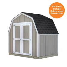 Sheds Usa 8 Ft X 6 Ft Installed Smart Siding Val U Shed T0806vs The Home Depot Shed Shed Plans Outdoor Storage Sheds