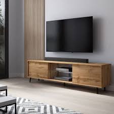 Installez votre écran sur un meuble de télévision aussi design que pratique. Epf Lk Audio Video Meubles Meuble Tv Banc Tv Selsey Hugo 140 Cm Chene Lancaster Blanc Brillant Sans Led