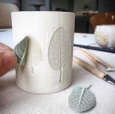 Beautiful Ceramics By Kanimblaclay Clay Ceramic Ceramics Pottery Handmade Leaf Leaves Organic Nature Print In 2020 Concrete Crafts Cement Crafts Cement Diy