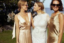 Stylist Pernille Teisbaek And Philip Lotko S Wedding On An Island Off The Coast Of Denmark Vogue Boho Wedding Dress Bridesmaid Wedding Dresses