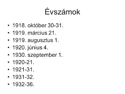 Az évből még 124 nap van hátra. Magyarorszag A Ket Vilaghaboru Kozott Ppt Letolteni