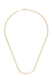 Zoe Chicco 14k Curve Necklace With A Bezel Set Marquis Diamond On Small Curb Chain Zoechicco Curved Necklace Marquise Diamond Zoe Chicco