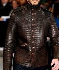 Versace Crocodile Skin Jacket 3 Mens Leather Coats Leather Jacket Men Leather Jacket