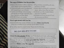 After successfully entering the serial number and challenge code, you will be presented with an unlock key. Ableton Live Lite 9 Download Mac Lasopasuper