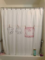 Sharpie And A Microfiber Shower Curtain For My Kids Mickey Bathroom Good Idea But With M Mickey Bathroom Mickey Mouse Shower Curtain Mickey Mouse Bathroom