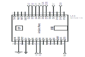 The nano every is arduino's smallest board with dimensions of only 45x18mm and a weight under 5gr. Schematic Circuit Of The Arduino Nano Microcontroller Download Scientific Diagram