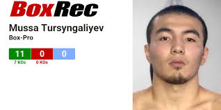 BoxRec: Mussa Tursyngaliyev