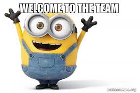 Welcome To The Team Happy Minion Make A Meme Minions Funny Happy Minions Minions Wallpaper