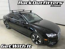 Audi A4 Sedan Thule Rapid Traverse Black Aeroblade Roof Rack 17 Roof Rack Audi A4 Audi