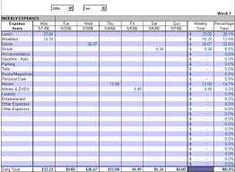 Expense Track Summarized Weekly Expense Report By Day Week