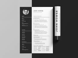 Howse Cv Template Free Clean Cv Template With Cover Letter