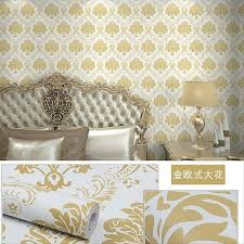 Gambar desain wallpaper kamar tidur warna hijau minimalis via kudesainrumah.com. Wallpaper Dinding Batik Gold Elegan Walpaper Sticker Kamar Tidur Ruang Tamu Dapur Rumah Triplek Kayu Shopee Indonesia