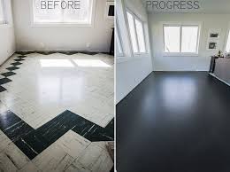 Maybe you would like to learn more about one of these? Painting The Living Room Floor Tiles Part I Peindre Du Carrelage Peindre Des Carreaux Peinture Pour Planchers Carreles