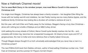 Make sure your whole post is relevant to the show, not just the title or image. Ho Ho Holiday Viewing Never Kiss A Man In A Christmas Sweater