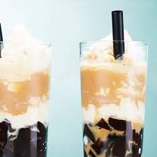Frozen Iced Coffee With Coffee Jelly Recipe Coffee Jelly Coffee Dessert Coffee Desserts Recipes