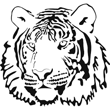 Select one of 1000 printable coloring pages of the category adult. Tiger Clipart Coloring Page Peepsburgh