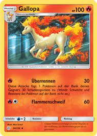 Rapidash is a fire type pokémon introduced in generation 1.it is known as the fire horse pokémon. Gallopa Welten Im Wandel Sammelkarten Datenbank Pokemon De