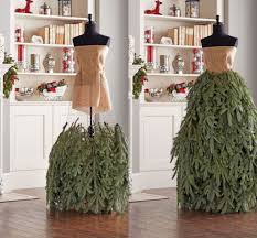 Kleid Aus Tannenzweigen Basteln Anleitung Fur Eine Kreative Alternative Zum Weihnachts Christmas Tree Dress Dress Form Christmas Tree Mannequin Christmas Tree