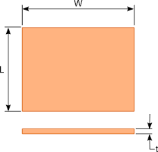 free flat plate heat sink calculator