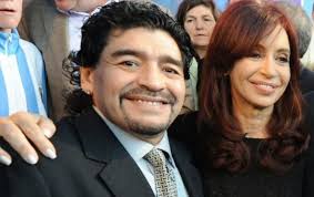 Vicepresidenta de la república argentina. El Mensaje De Apoyo De Diego Maradona A Cristina Kirchner