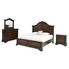 Leahlyn queen poster bed el dorado furniture. Charles 4 Piece Queen Bedroom Set El Dorado Furniture