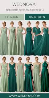 Fall Bridesmaid Dress Celadon Chiffon Dress Dark Green Cheap On Sale Bridesmaids G Brides Popula Fall Bridesmaid Dresses Bridesmaid Popular Bridesmaid Dresses