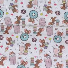 Baumwollstoff Popeline Jerry Maus, 13,90 €