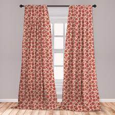 0 out of 5 stars, based on 0 reviews current price $23.99 $ 23. East Urban Home Ambesonne Coral Curtains Nostalgic Pattern With Gerbera Remembering The Freshness Of Summer Window Treatments 2 Panel Set For Living Room Bedroom Decor 56 X 63 Dark Coral Vermilion Wayfair