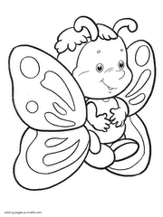 Print this butterfly color page back to the butterfly coloring pages. Butterfly Coloring Pages Free Printable Pictures For Kids