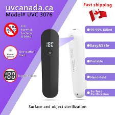 Uvc 3076 Mini Uv Light Product Description Portable Handheld Usb Rechargeable Uv Sanitization Light One Button Start Uvc307 Uv Light Usb Rechargeable Light
