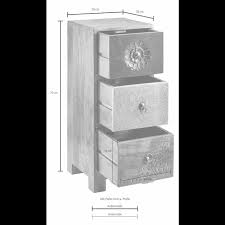 Samblo nami kommode, holz, weiß, 36x60x70 cm. Home Affaire Kommode Breite 30 Cm Mit Metallfronten Einfach Kaufen Ackermann Ch