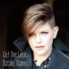 Get The Look Natalie Maines Really Short Hair Short Wavy Hair Super Short Hair