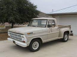 1968 Ford F 100 Stepside Ford Pickup Trucks Classic Ford Trucks Ford Trucks