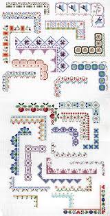 Free patterns / free patterns / free cross stitch patterns. Counted Cross Stitch Border Patterns Free Novocom Top