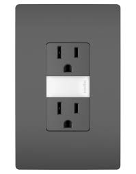 Radiant 15a Tamper Resistant Outlet With Night Light Residential Receptacles Outlets And Receptacles Wiring Devices