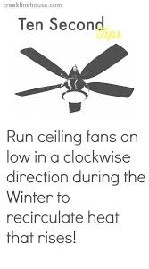 Saving On Winter Energy Costs With Ceiling Fans Ten Second Tips Ceiling Fan Energy Saving Tips Energy Cost