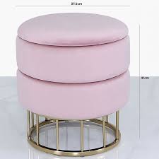 We did not find results for: Blush Pink Velvet And Gold Metal Round Storage Ottoman Stool Picture Perfect Home