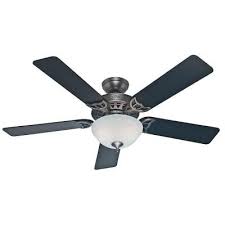 Hunter Sonora 52 In Indoor Antique Pewter Ceiling Fan With Light Kit 53171 The Home Depot Antique Ceiling Fans Ceiling Fan Antique Pewter