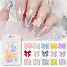 This next nail idea is so cute and pretty! Windfall 30pcs Butterfly Acrylic Nails 3d Butterfly Nail Charms Glitter Clear Butterfly Nail Designs 2021 White Blue Colorful Butterfly Acrylic For Nail Art Decoration Diy Crafting Design Walmart Com Walmart Com