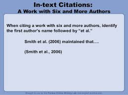 This means that the author's. Purdue Owl Apa Style Guide