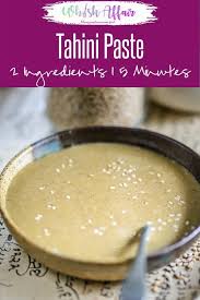 Step By Step And Video To Make Easy Homemade Tahini Paste Recipe Or How To Make Tahini At Home With Just 2 Ingredients And Homemade Tahini Tahini Paste Recipes