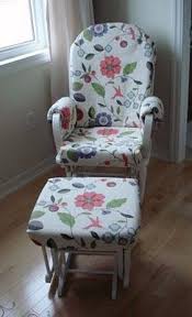 Emily S Latest Before And After Glider Slipcover Glider Rocker Cushions Nursery Glider