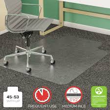 Chairmats designed for use on carpet. Deflecto Atrium Rollamat Decorative Chair Mat Medium Pile Carpet Use Rectangle For Sale Online Ebay