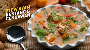 Resepi ayam masak sos bahan2: Resepi Stew Ayam Cendawan Kentang Yang Ringkas Penuh Nutrisi