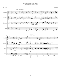 Kolędy polskie gdy śliczna panna. Koledy Sheet Music For Trumpet In B Flat Trombone Tuba Mixed Quartet Musescore Com